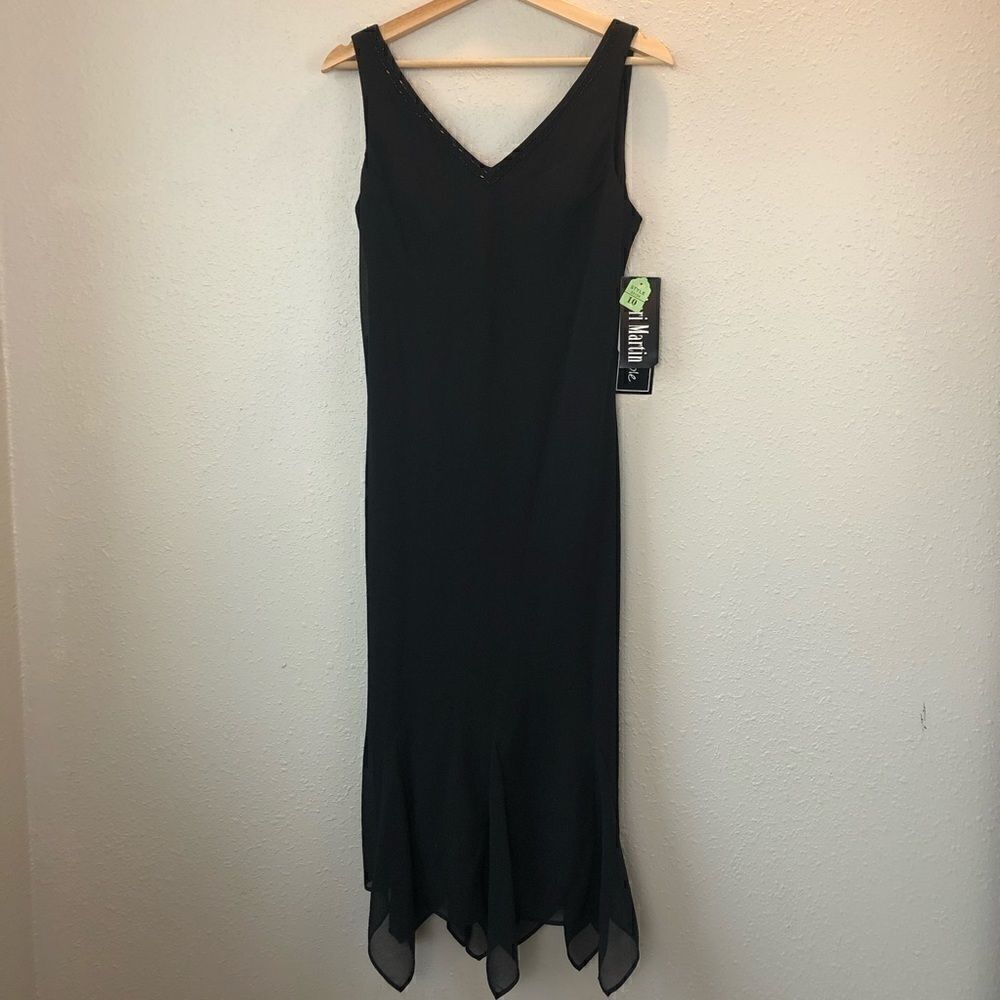 NWT Sheri Martin Black Dress Size 10